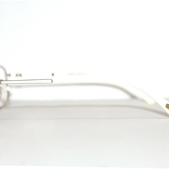 New Tom Ford Rectangular Eyeglasses TF5191 028 Gold/Ivory - Picture 5 of 6